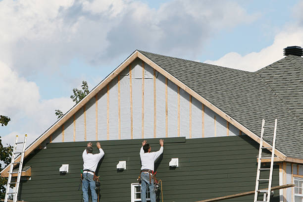 Professional Emergency Siding Repair technician working in Ford City, PA